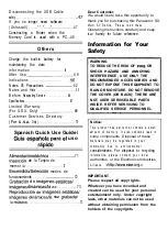 Предварительный просмотр 4 страницы Panasonic SVAV30U - SD MULTI MEDIA TERMI Operating Instructions Manual