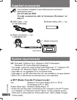 Preview for 2 page of Panasonic SVMP010 - D.A. PLAYER Operating Instructions Manual