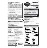 Предварительный просмотр 1 страницы Panasonic SVSD80 - SD AUDIO PLAYER Operating Instructions Manual