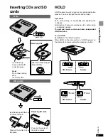 Предварительный просмотр 9 страницы Panasonic SVSR100 - SD AUDIO RECORDER Operating Instructions Manual