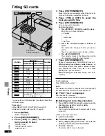 Предварительный просмотр 16 страницы Panasonic SVSR100 - SD AUDIO RECORDER Operating Instructions Manual