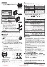 Preview for 2 page of Panasonic SW-100 Series Instruction Manual