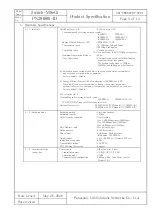 Preview for 3 page of Panasonic Switch-M8eGi Series Product Specification