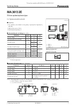 Panasonic Switching Diodes MA36132E Specifications предпросмотр