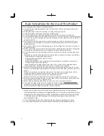 Preview for 6 page of Panasonic Swtich-M48eG Series Installation Manual