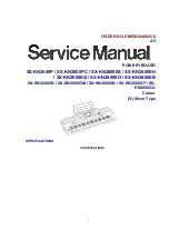 Preview for 1 page of Panasonic SX-KN2600P Service Manual