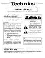 Предварительный просмотр 2 страницы Panasonic SX-PC26M Operating Manual