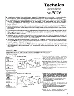 Preview for 3 page of Panasonic SX-PC26M Operating Manual