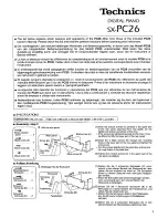 Предварительный просмотр 3 страницы Panasonic SX-PC26M Operating Manual