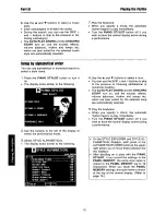 Предварительный просмотр 72 страницы Panasonic SX-PR602 Operating Manual