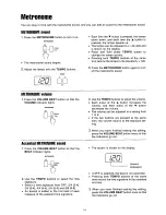 Предварительный просмотр 14 страницы Panasonic SX-PX552M Operating Manual