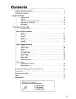 Preview for 5 page of Panasonic SXKC200 - ELECTRONIC KEYBOARD Owner'S Manual