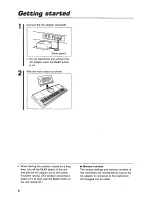 Preview for 8 page of Panasonic SXKC200 - ELECTRONIC KEYBOARD Owner'S Manual