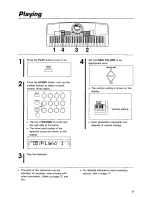 Preview for 9 page of Panasonic SXKC200 - ELECTRONIC KEYBOARD Owner'S Manual