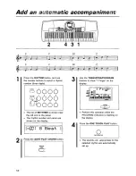 Preview for 10 page of Panasonic SXKC200 - ELECTRONIC KEYBOARD Owner'S Manual