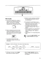 Preview for 15 page of Panasonic SXKC200 - ELECTRONIC KEYBOARD Owner'S Manual