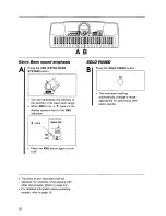 Preview for 10 page of Panasonic SXKC600 - ELECTRONIC KEYBOARD Owner'S Manual