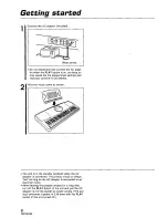 Предварительный просмотр 8 страницы Panasonic SXKC611 - ELECTRONIC KEYBOARD Owner'S Manual