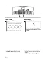 Предварительный просмотр 10 страницы Panasonic SXKC611 - ELECTRONIC KEYBOARD Owner'S Manual