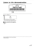 Предварительный просмотр 11 страницы Panasonic SXKC611 - ELECTRONIC KEYBOARD Owner'S Manual