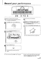 Preview for 15 page of Panasonic SXKC611 - ELECTRONIC KEYBOARD Owner'S Manual