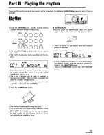 Предварительный просмотр 25 страницы Panasonic SXKC611 - ELECTRONIC KEYBOARD Owner'S Manual