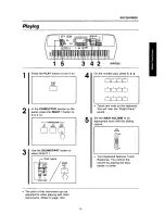 Предварительный просмотр 15 страницы Panasonic SXKN1500 - ELECTRONIC KEYBOARD Owner'S Manual