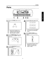 Предварительный просмотр 17 страницы Panasonic SXKN1500 - ELECTRONIC KEYBOARD Owner'S Manual