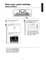 Preview for 23 page of Panasonic SXKN1600 - ELECTRONIC KEYBOARD Owner'S Manual