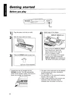 Предварительный просмотр 10 страницы Panasonic SXKN6000 - ELECTRONIC KEYBOARD Owner'S Manual