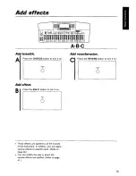 Предварительный просмотр 13 страницы Panasonic SXKN6000 - ELECTRONIC KEYBOARD Owner'S Manual