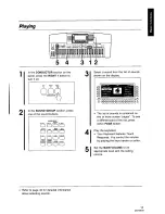 Preview for 11 page of Panasonic SXKN6500 - ELECTRONIC KEYBOARD Owner'S Manual