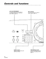 Preview for 8 page of Panasonic SXMB100 - KEYBOARD W/CD & RADI Owner'S Manual