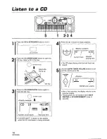 Preview for 10 page of Panasonic SXMB100 - KEYBOARD W/CD & RADI Owner'S Manual