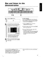 Preview for 13 page of Panasonic SXPR703 - ENSEMBLE PIANO Operating Manual