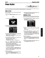 Preview for 47 page of Panasonic SXPR703 - ENSEMBLE PIANO Operating Manual