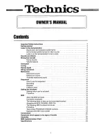 Предварительный просмотр 3 страницы Panasonic SXPX224 - ELECTRONIC PIANO Operating Manual