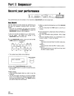 Предварительный просмотр 20 страницы Panasonic SXPX665 - ELECTRONIC PIANO Operating Manual