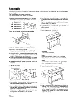 Предварительный просмотр 42 страницы Panasonic SXPX665 - ELECTRONIC PIANO Operating Manual