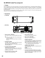 Preview for 43 page of Panasonic System 850 Operating Instructions Manual