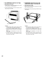 Preview for 59 page of Panasonic System 850 Operating Instructions Manual