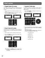 Preview for 93 page of Panasonic System 850 Operating Instructions Manual