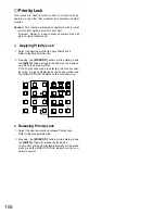 Preview for 98 page of Panasonic System 850 Operating Instructions Manual