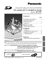 Panasonic SZ-CB7 Installation Manual preview