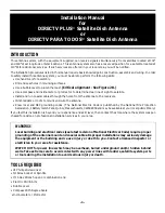 Preview for 1 page of Panasonic TADA2420 - ANTENNA SYSTEM Installation Manual