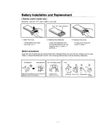 Предварительный просмотр 8 страницы Panasonic TC-1471AR Operating Instructions Manual