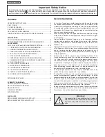 Предварительный просмотр 2 страницы Panasonic TC-14A04A Service Manual