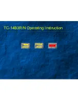 Preview for 1 page of Panasonic TC-14B3R Operating Instructions Manual