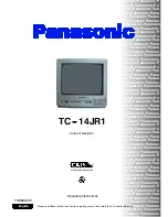 Panasonic TC-14JR1 Operating Instructions Manual предпросмотр