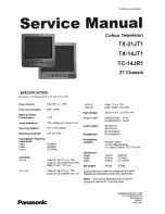 Preview for 1 page of Panasonic TC-14JR1 Service Manual